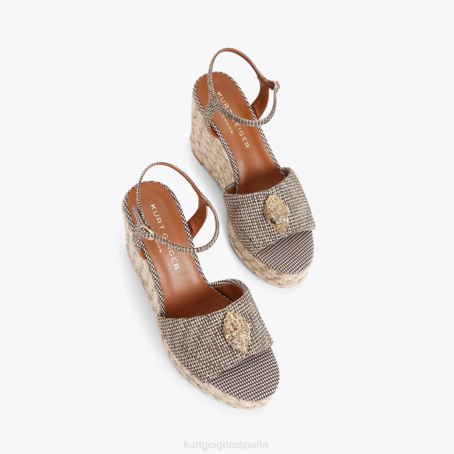 Kurt Geiger mujer alpargata londres kensington 105 2LPR435 | calzados beige